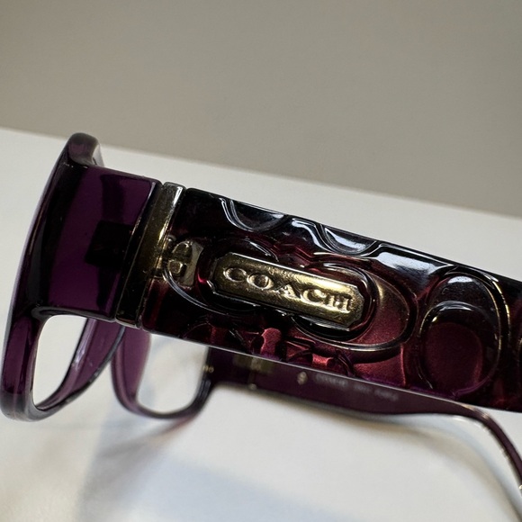 COACH S3011 PURPLE COACH SUNGLASSES FRAMES ONLY 55•15•120 COACH SUNGLASSES FRAME main image 5